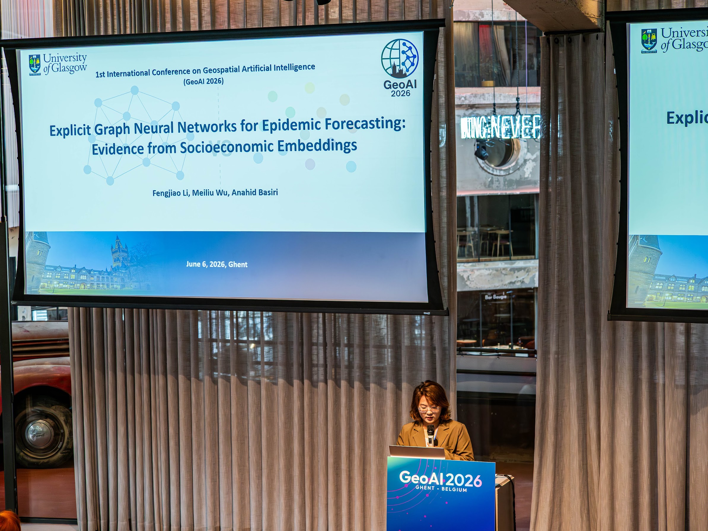 Fengjiao presenting spatially explicit graph neural networks for epidemic forecasting