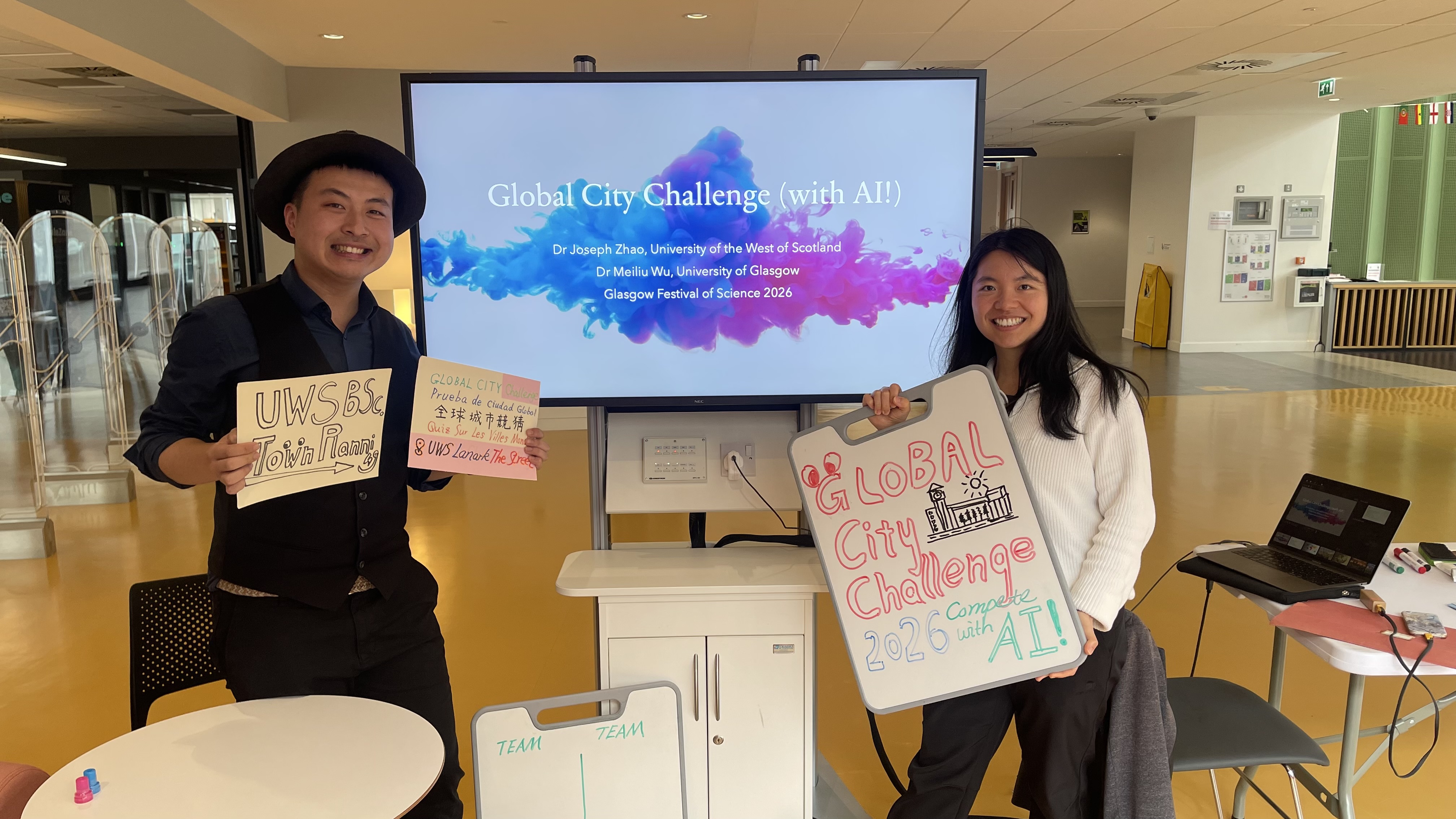 Global City Challenge with AI at Glasgow Science Festival, 11 June 2026