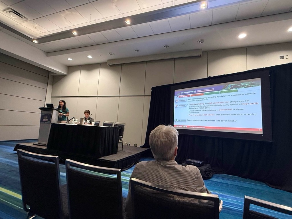 A research presentation at the ISPRS Congress
