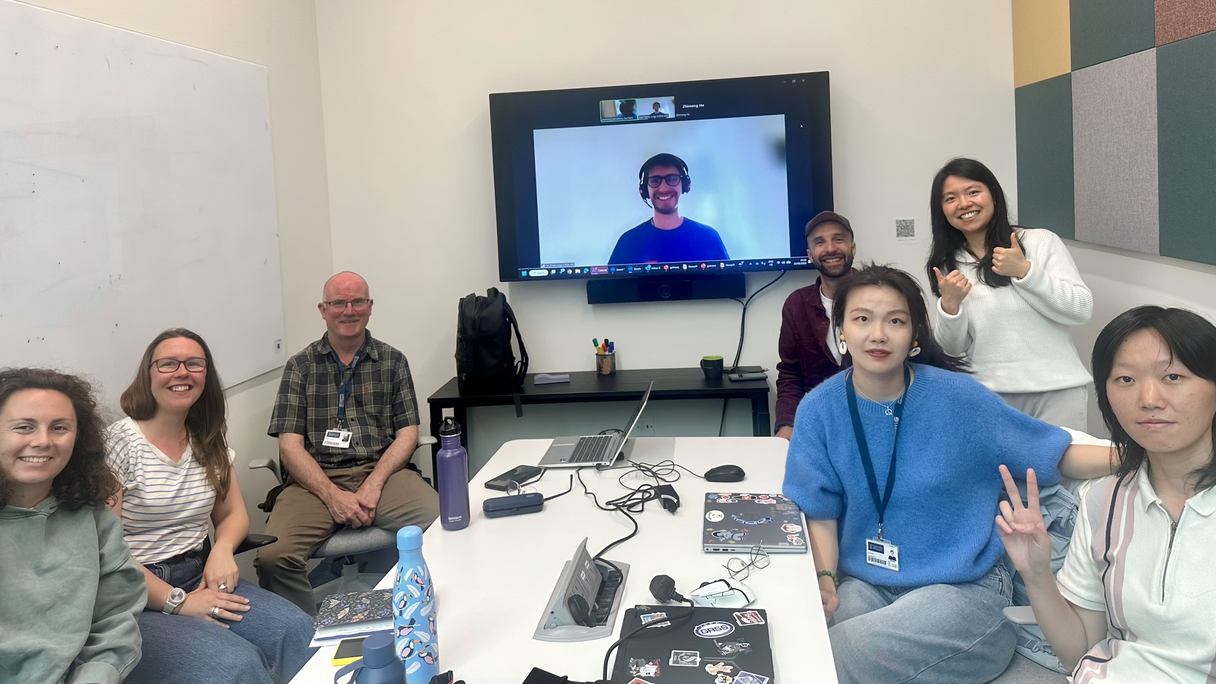 The AI meets Glasgow’s Trees project team meeting in person and online